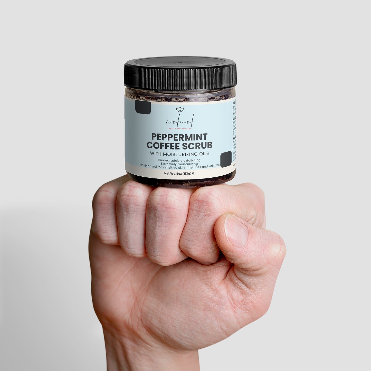 Peppermint Coffee Scrub