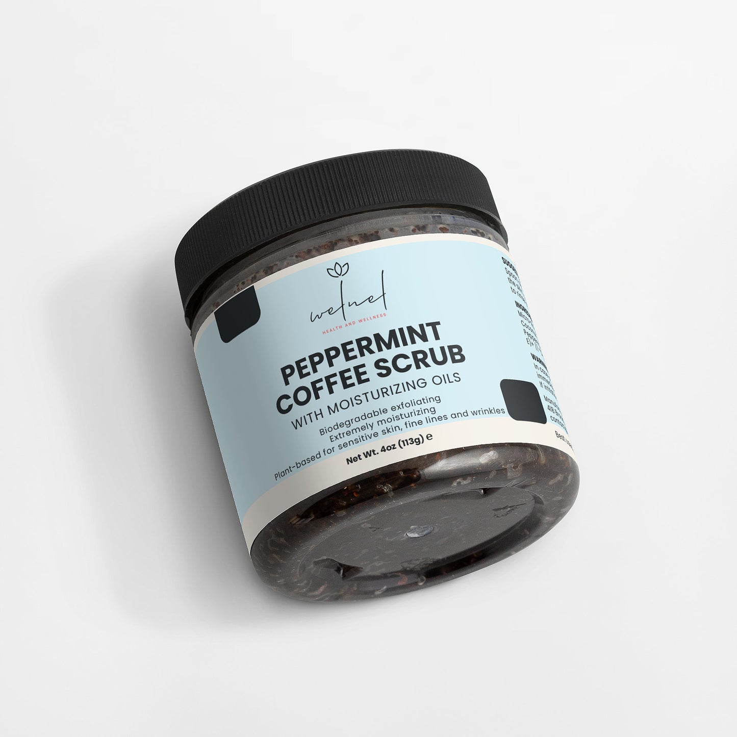 Peppermint Coffee Scrub