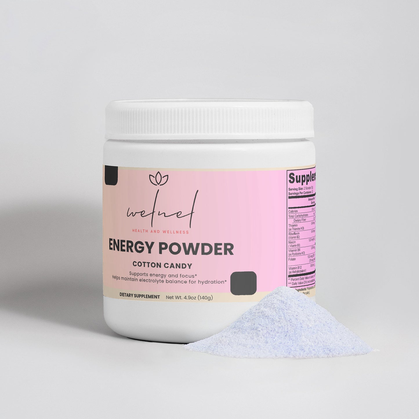 Energy Powder (Cotton Candy)