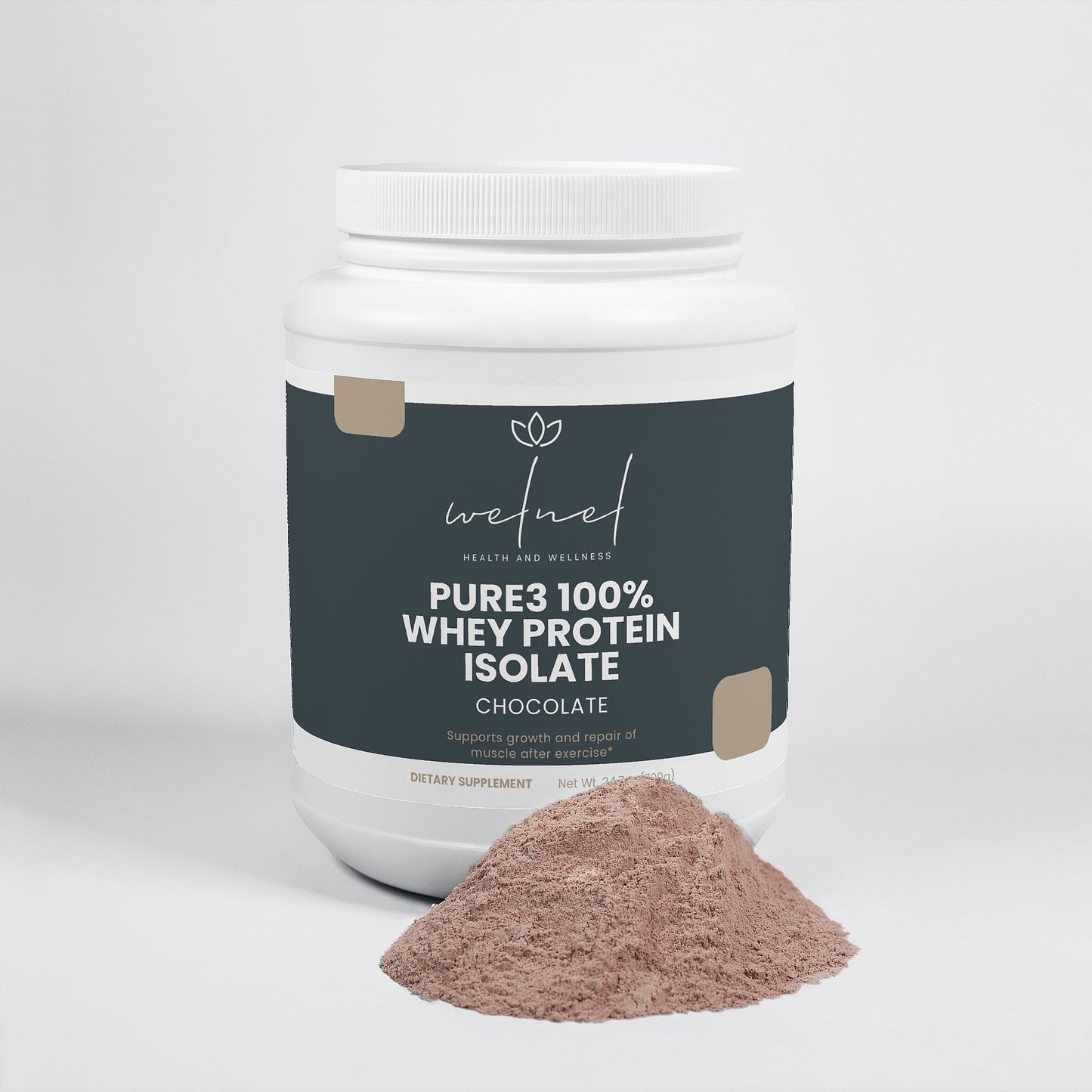 Pure3 100% Whey Protein Isolate (Chocolate)