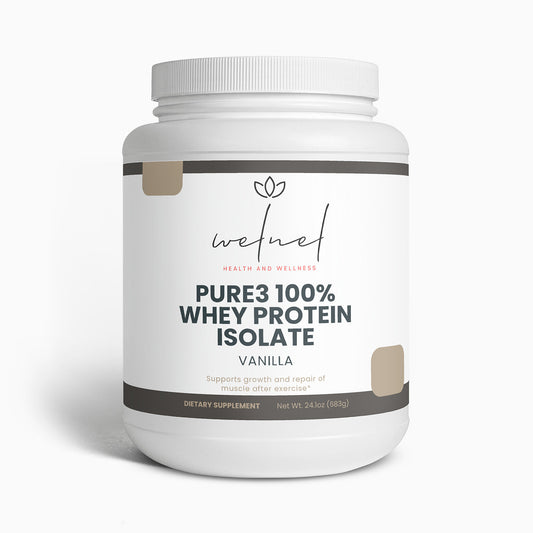 Pure3 100% Whey Protein Isolate (Vanilla)
