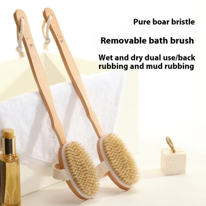 Wooden Handle Bath Brush