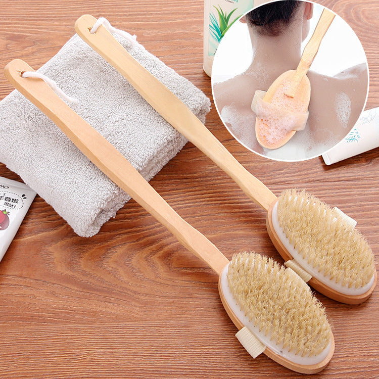Wooden Handle Bath Brush