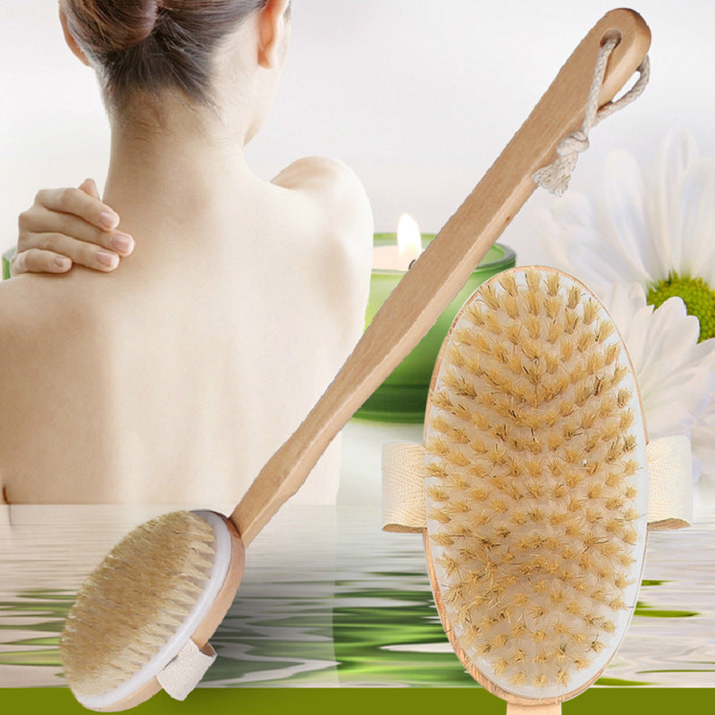 Wooden Handle Bath Brush