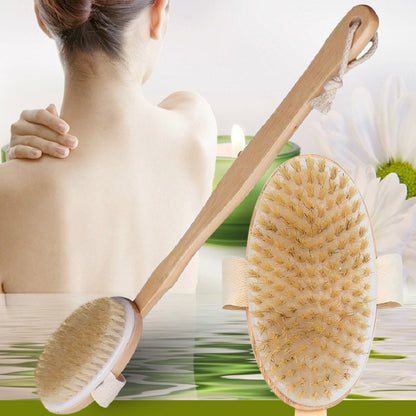 Wooden Handle Bath Brush