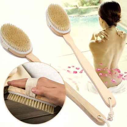 Wooden Handle Bath Brush